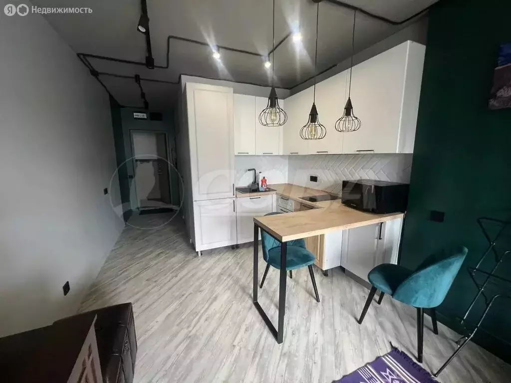 Квартира-студия: Тюмень, Краснооктябрьская улица, 14 (18 м) - Фото 2