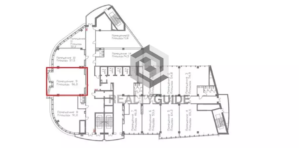 Офис (96 м) - Фото 2