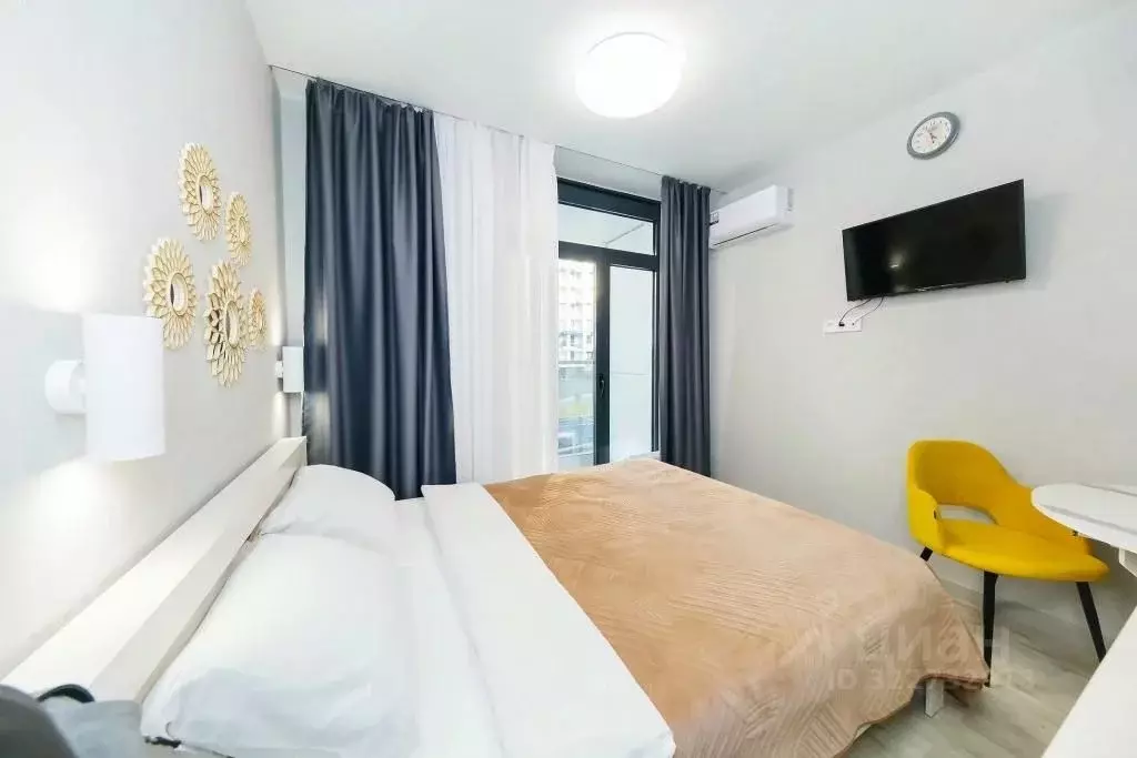 1-к кв. Краснодарский край, Сочи Бытха мкр, ул. Ясногорская, 16/2 ... - Фото 1