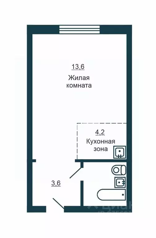 Студия Новосибирская область, Новосибирск ул. Немировича-Данченко, ... - Фото 2