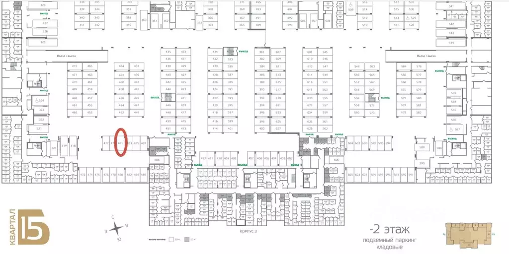 Гараж в Санкт-Петербург Полюстрово тер., Б15 жилой квартал,  (14 м) - Фото 2