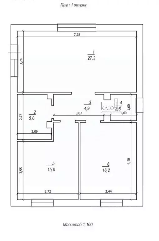 Дом в Челябинская область, Магнитогорск ул. Мирная (74 м) - Фото 2