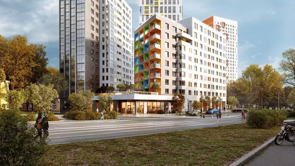Квартира-студия, 27,9 м, 6/19 эт. - Фото 1