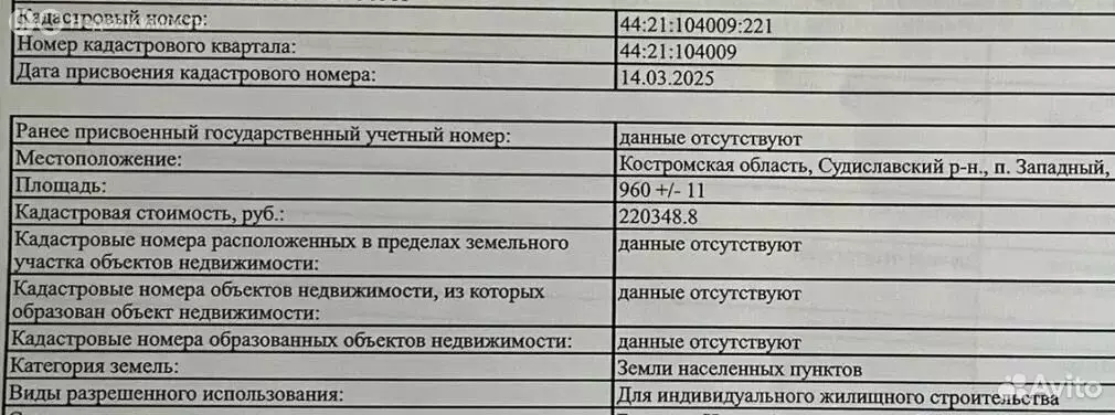Участок в посёлок Западный, Молодёжная улица (10 м) - Фото 1