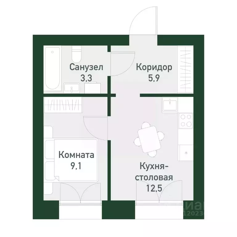 1-к кв. Свердловская область, Екатеринбург Твоя Привилегия жилой ... - Фото 0