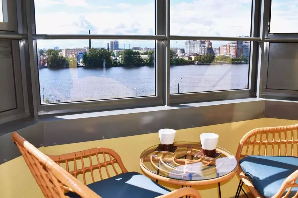 Студия Санкт-Петербург Октябрьская наб., 40 (21.0 м) - Фото 1