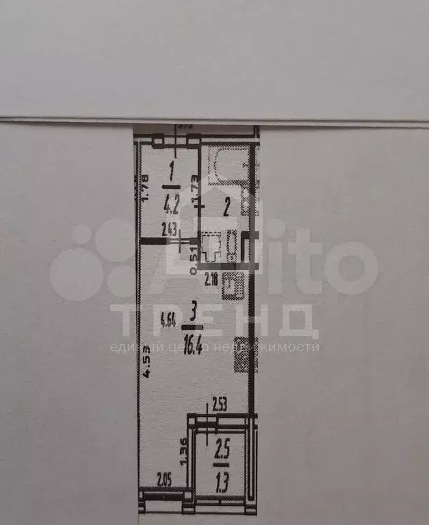 Квартира-студия, 24,6 м, 21/25 эт. - Фото 0