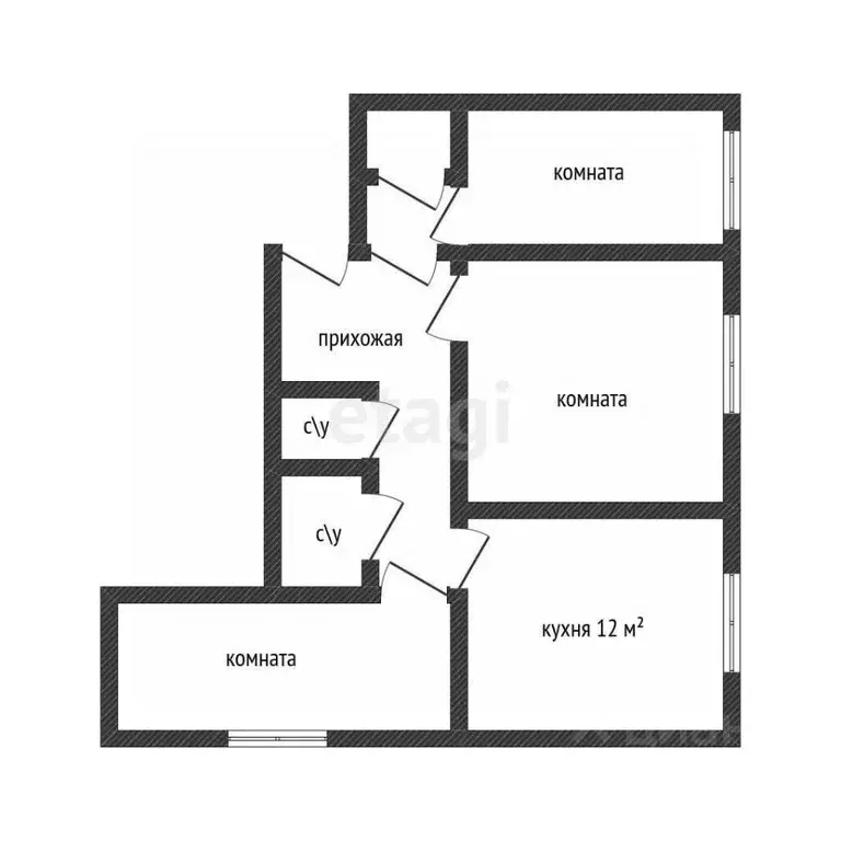 3-к кв. Краснодарский край, Горячий Ключ ул. Ленина, 238Б (78.1 м) - Фото 1
