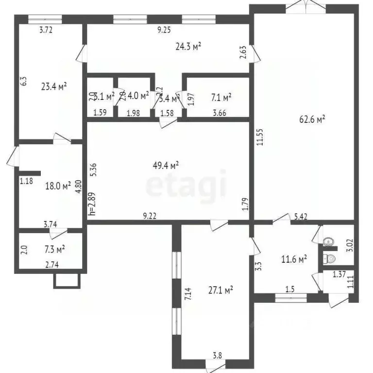 Торговая площадь в Коми, Усинск Комсомольская ул., 28/1 (246 м) - Фото 0