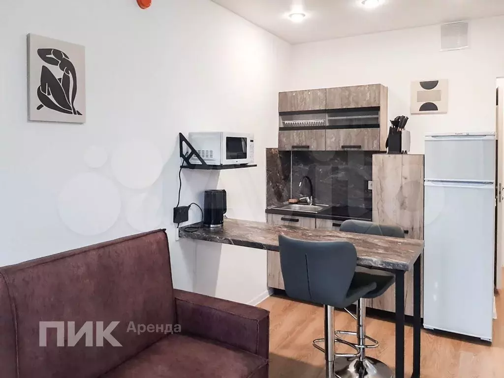 Квартира-студия, 19,8 м, 9/19 эт. - Фото 1