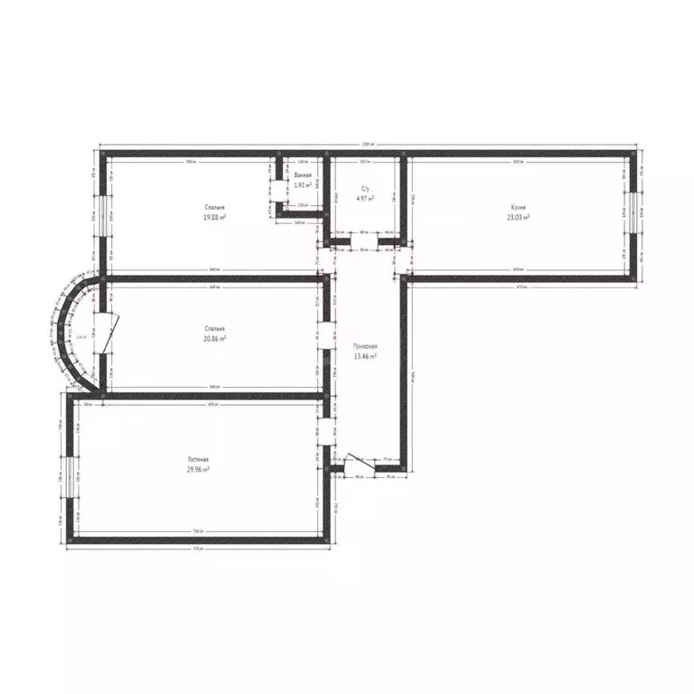 3-к кв. Дагестан, Махачкала ул. Ирчи Казака, 128В (125.0 м) - Фото 2