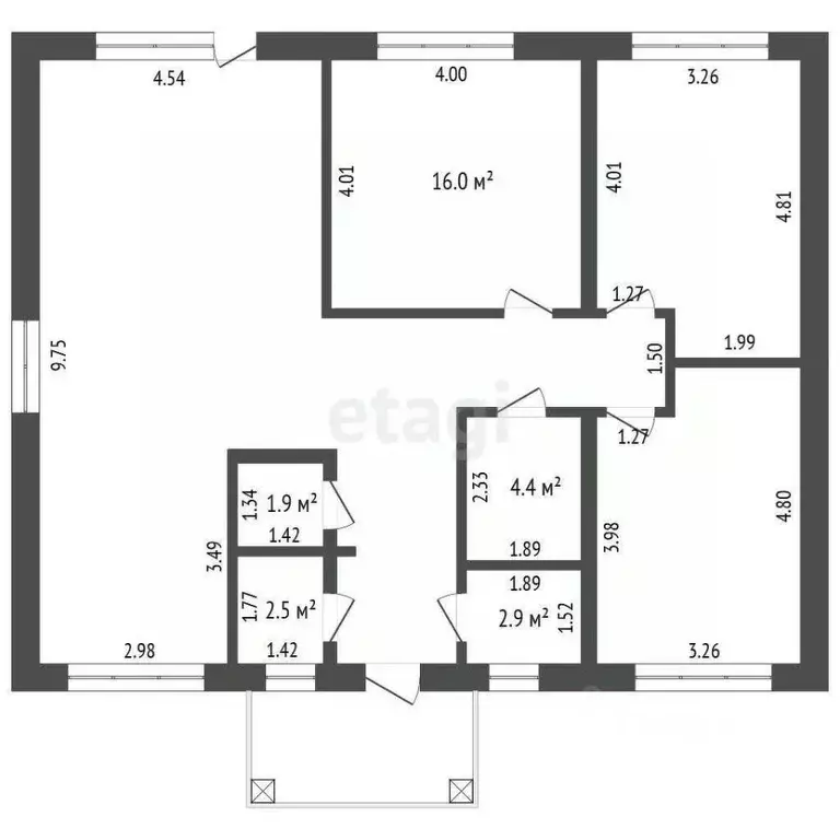 Дом в Калужская область, Перемышльский район, Большие Козлы с/пос, ... - Фото 2