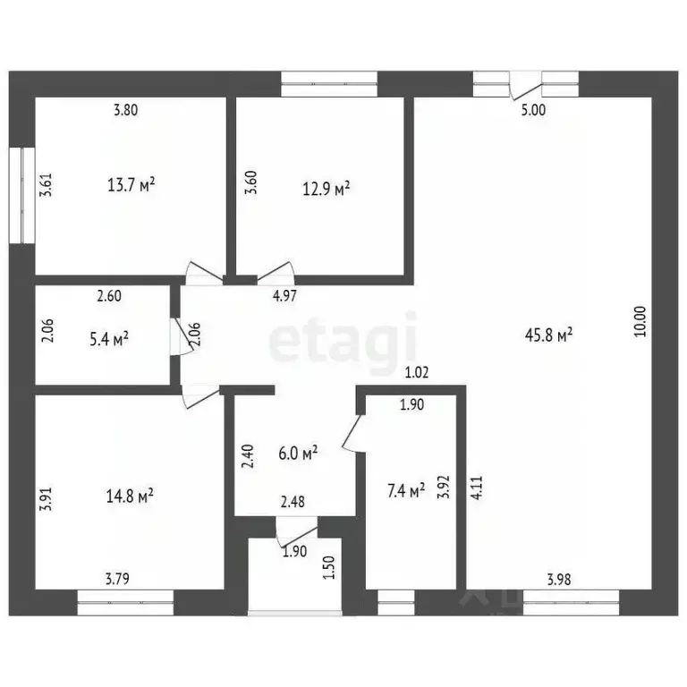 Дом в Башкортостан, Стерлитамакский район, с. Айгулево ул. Центральная ... - Фото 1