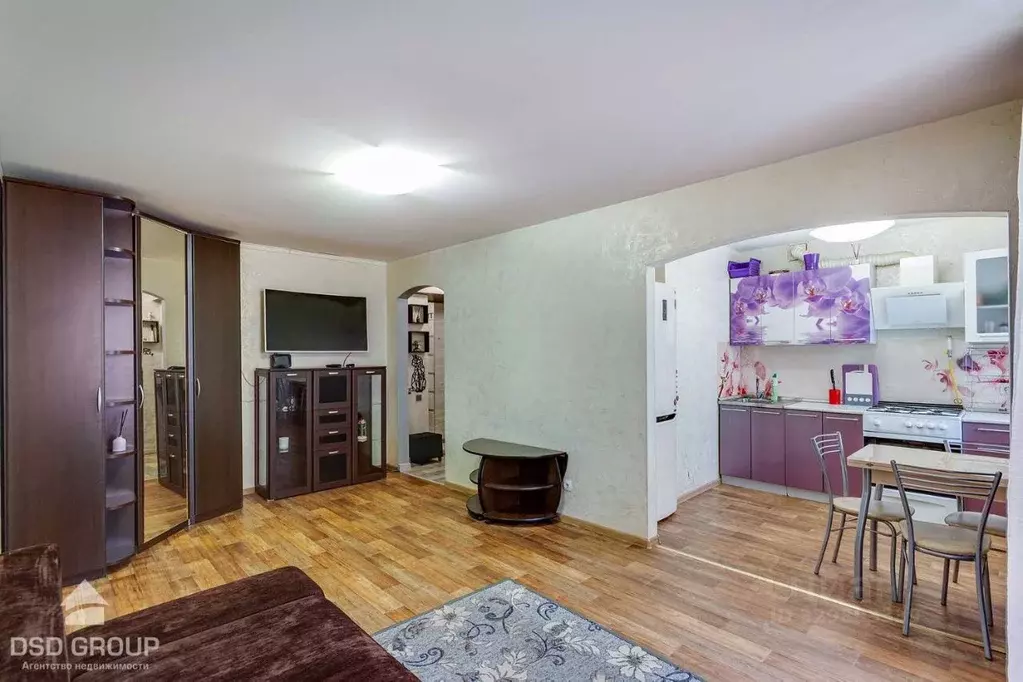 Студия Хабаровский край, Хабаровск ул. Вострецова, 19 (30.4 м) - Фото 2