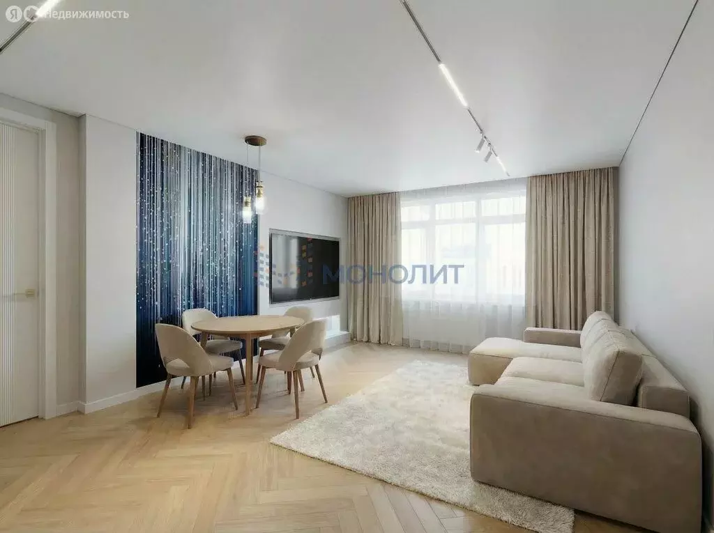 2-комнатная квартира: Нижний Новгород, улица Максима Горького, 73 (75 ... - Фото 1