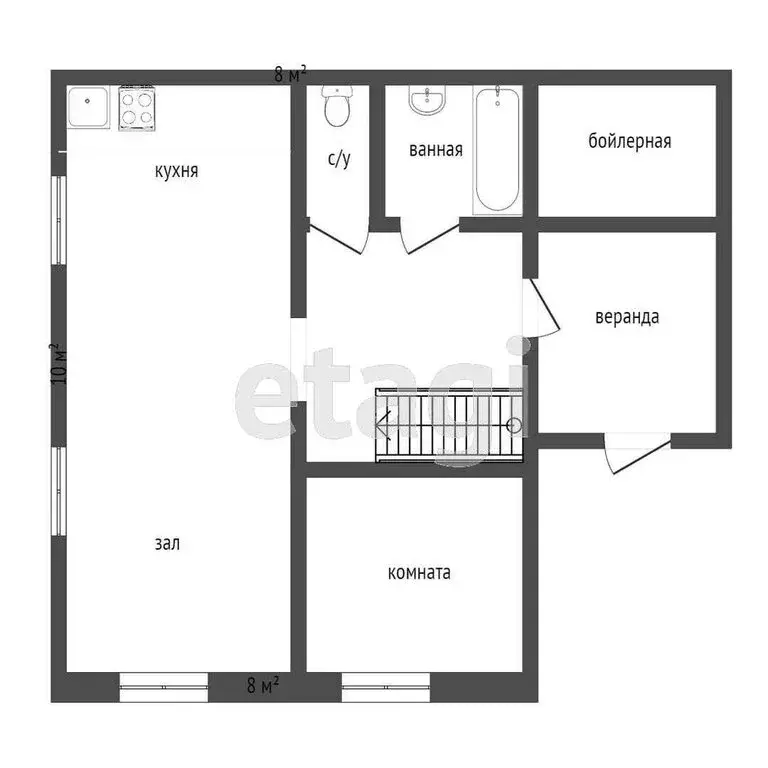 Дом в Улан-Удэ, дачное некоммерческое товарищество Авиатор (160 м) - Фото 2