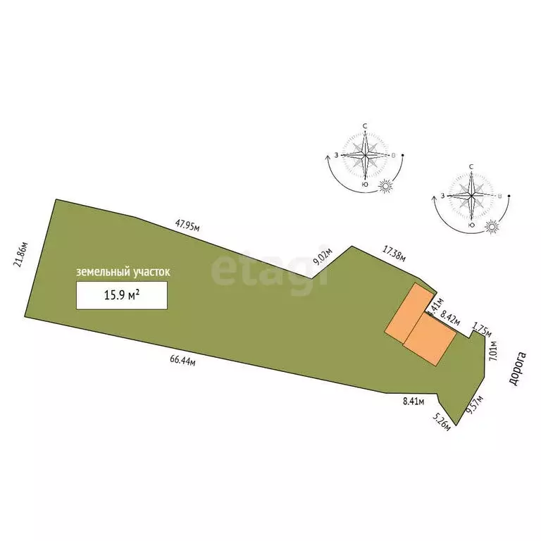 Дом в Бахчисарайский район, Куйбышевское сельское поселение, село ... - Фото 2