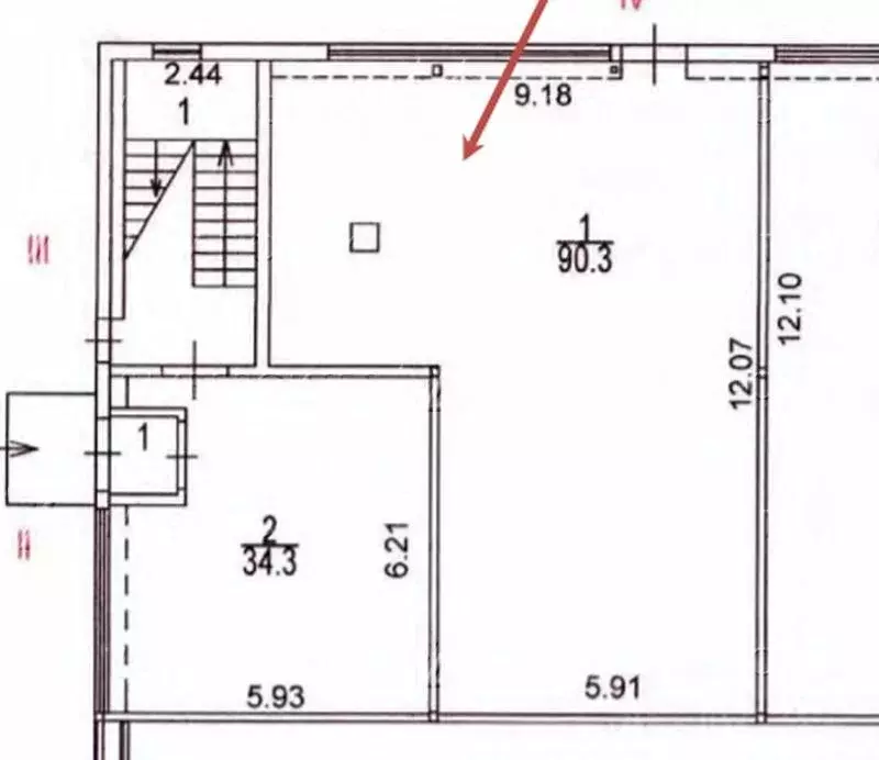 Помещение свободного назначения (35 м) - Фото 1