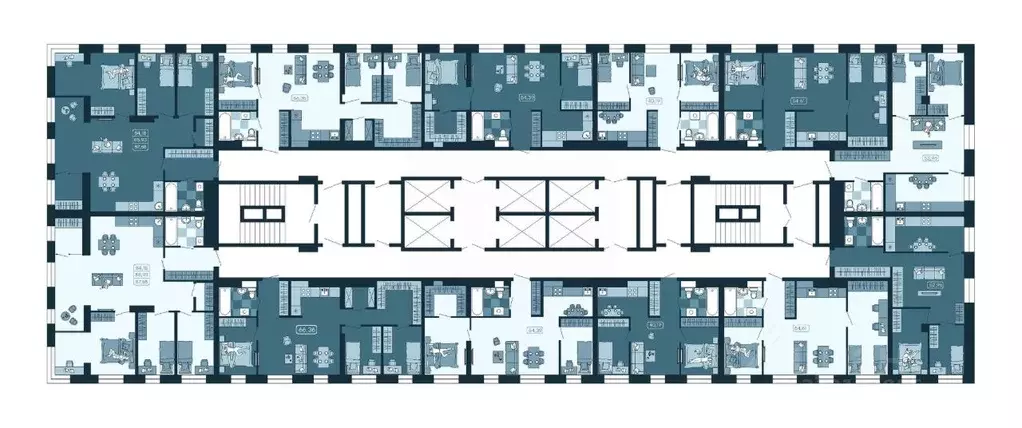 4-к кв. Приморский край, Владивосток ул. Борисенко (66.36 м) - Фото 2