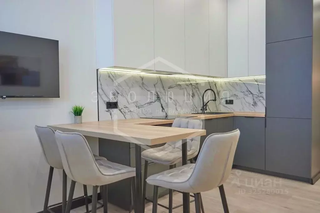 Студия Калининградская область, Зеленоградск ул. Гагарина, 87 (31.9 м) - Фото 2