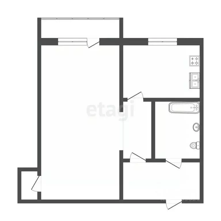 1-к кв. Костромская область, Кострома Советская ул., 128 (28.9 м) - Фото 1