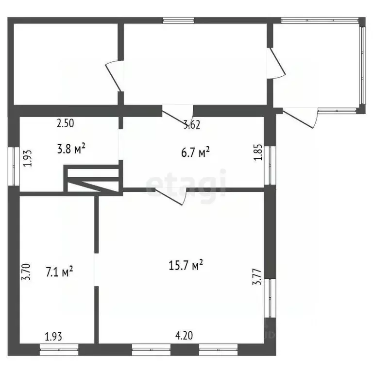 Дом в Кемеровская область, Новокузнецк Хабаровская ул., 20 (33 м) - Фото 2