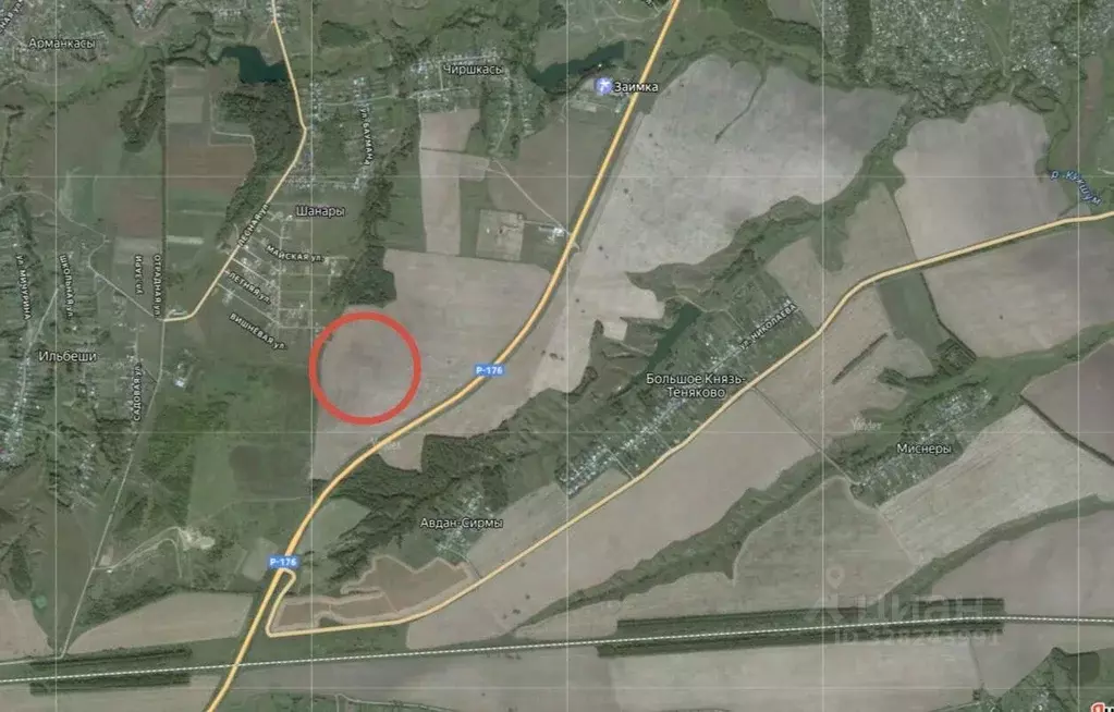 Участок в Чувашия, Чебоксарский муниципальный округ, Синьяльское с/пос ... - Фото 1