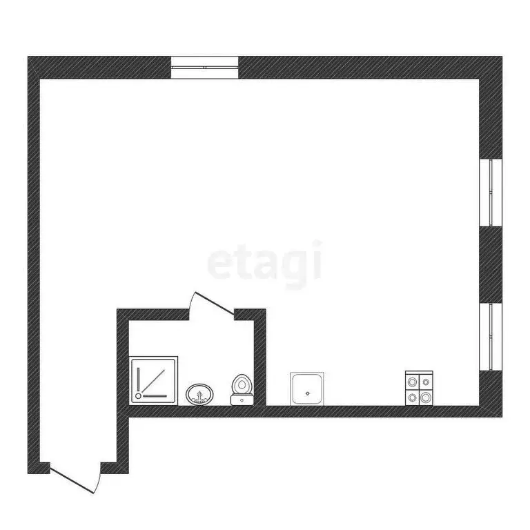 2-комнатная квартира: Нижний Новгород, улица Заломова, 3 (37.5 м) - Фото 0