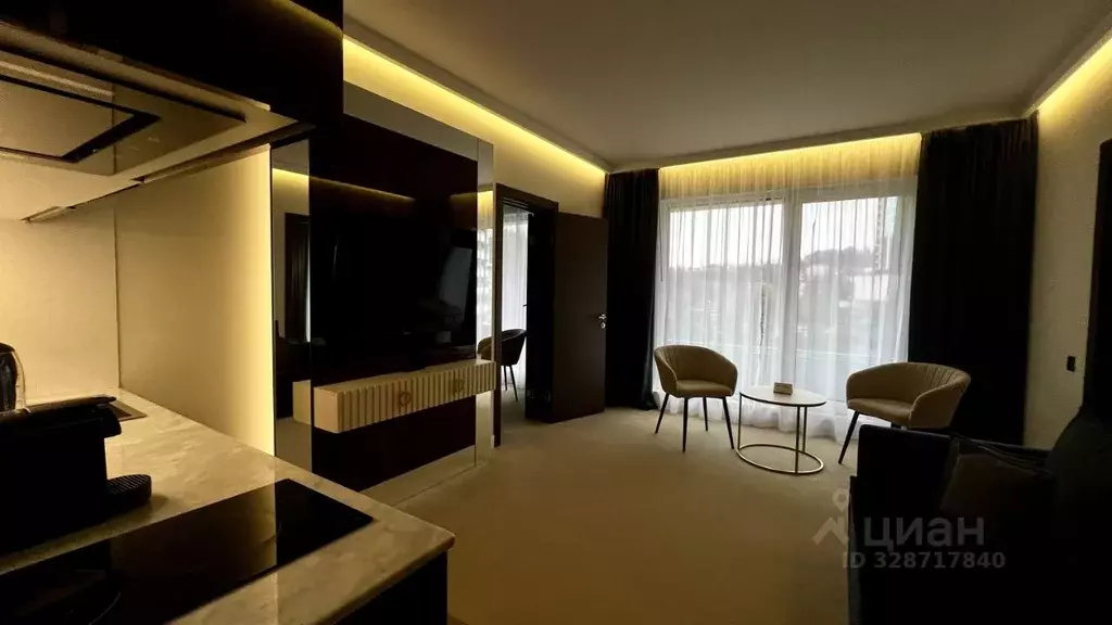 Студия Краснодарский край, Сочи Хоста жилрайон, ул. Шоссейная, 9к1 ... - Фото 1