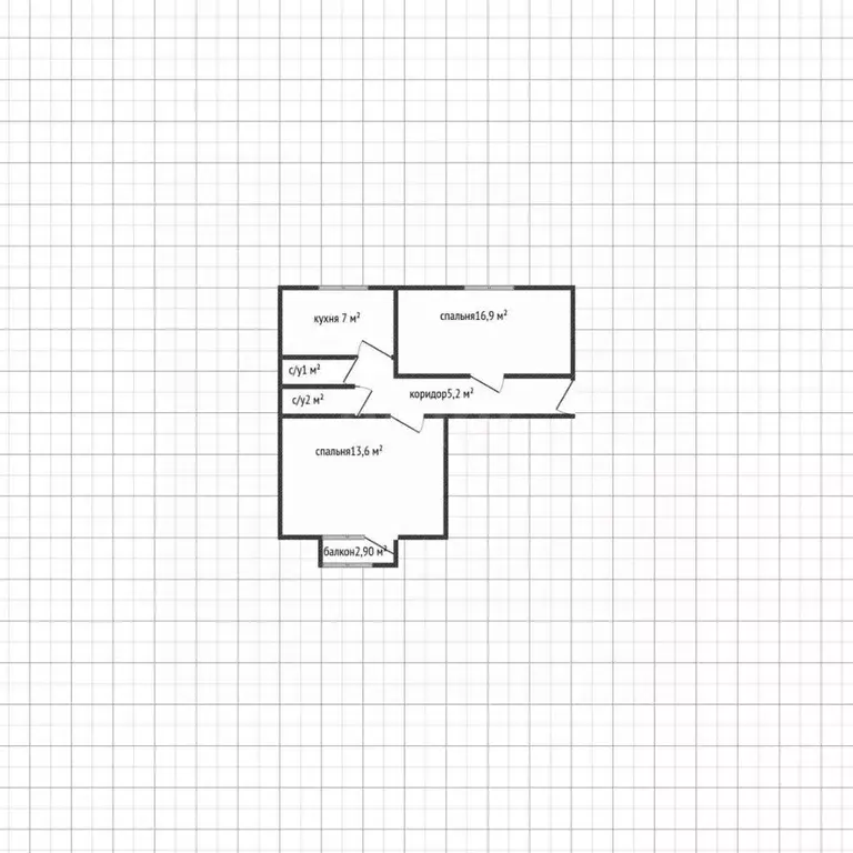 2-к кв. Адыгея, Майкоп Депутатская ул., 14 (49.2 м) - Фото 2