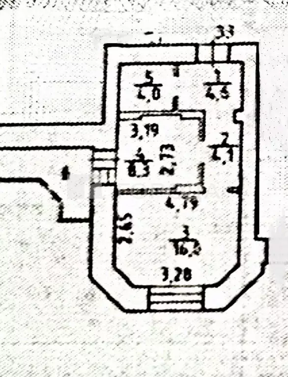 1-к кв. Новосибирская область, Новосибирск ул. Фрунзе, 51 (37.0 м) - Фото 2