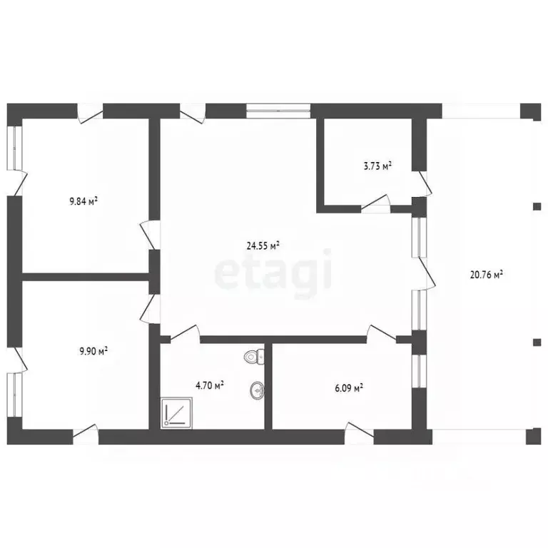 Дом в Крым, Симферопольский район, с. Доброе ул. Эльдара Халилова (85 ... - Фото 1