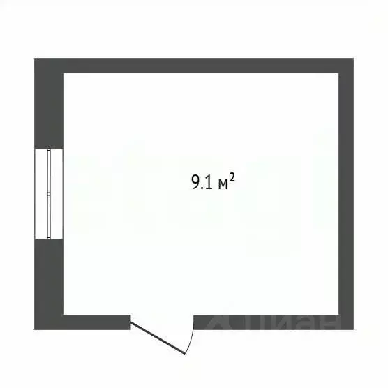 Комната Тюменская область, Тюмень ул. Воровского, 27 (9.0 м) - Фото 2
