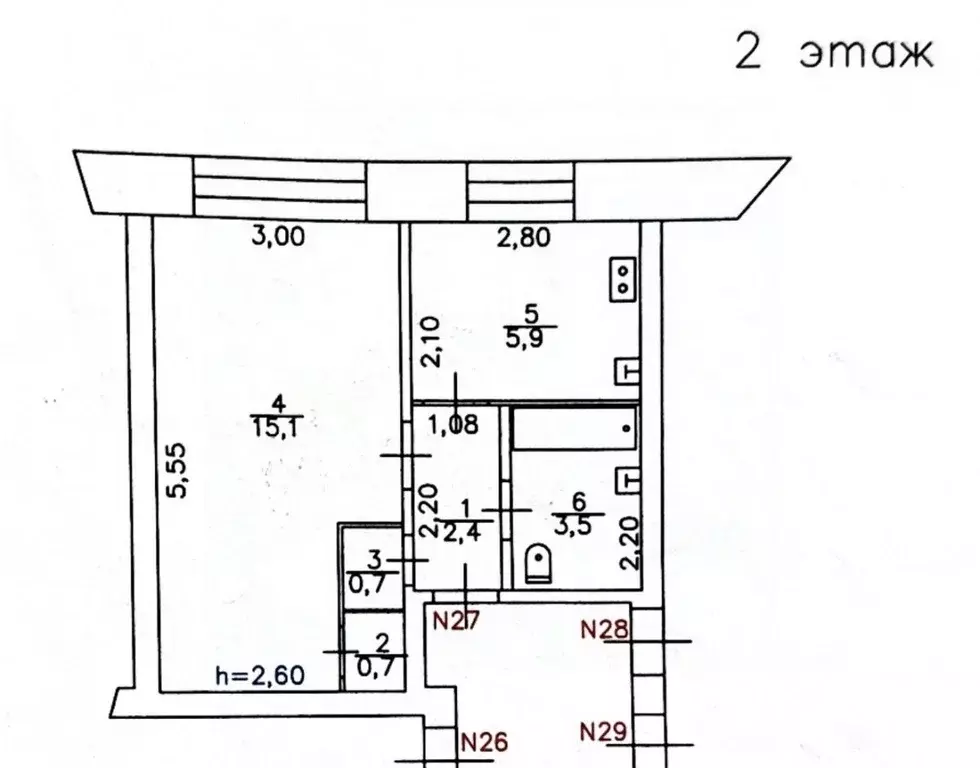 1-к кв. Кировская область, Оричевский район, Стрижи пгт ул. МОПРА, 15 ... - Фото 1