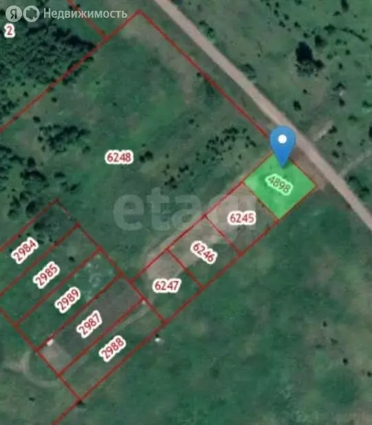 Участок в Томский район, деревня Петрово, Северная улица (10 м) - Фото 1