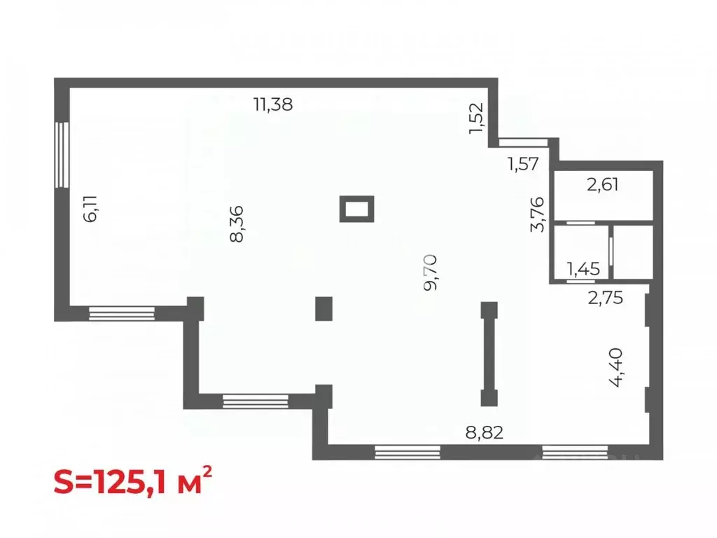 Офис в Челябинская область, Челябинск ул. Труда, 156В (125 м) - Фото 2