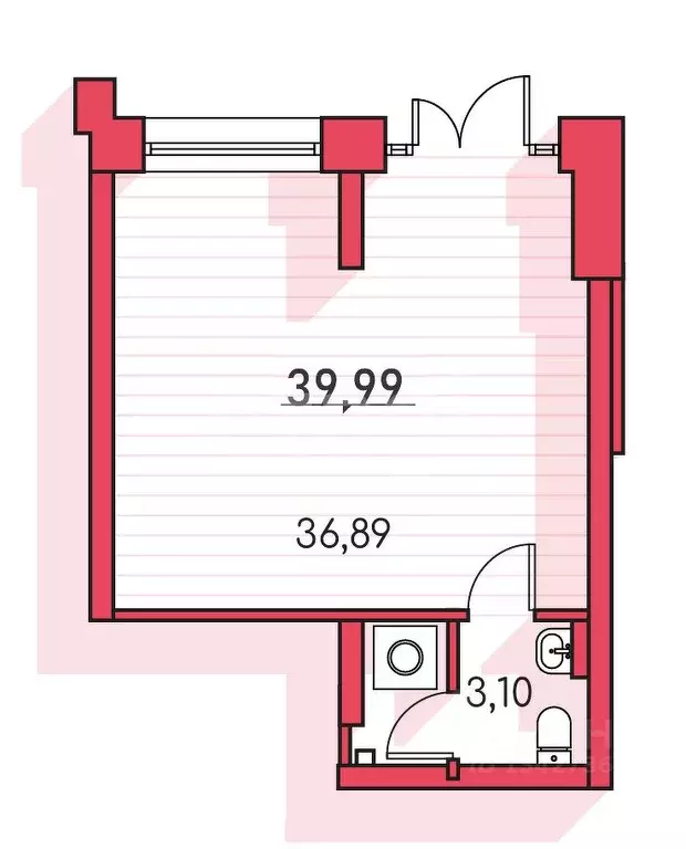 Помещение свободного назначения в Курганская область, Курган Заозерный ... - Фото 2