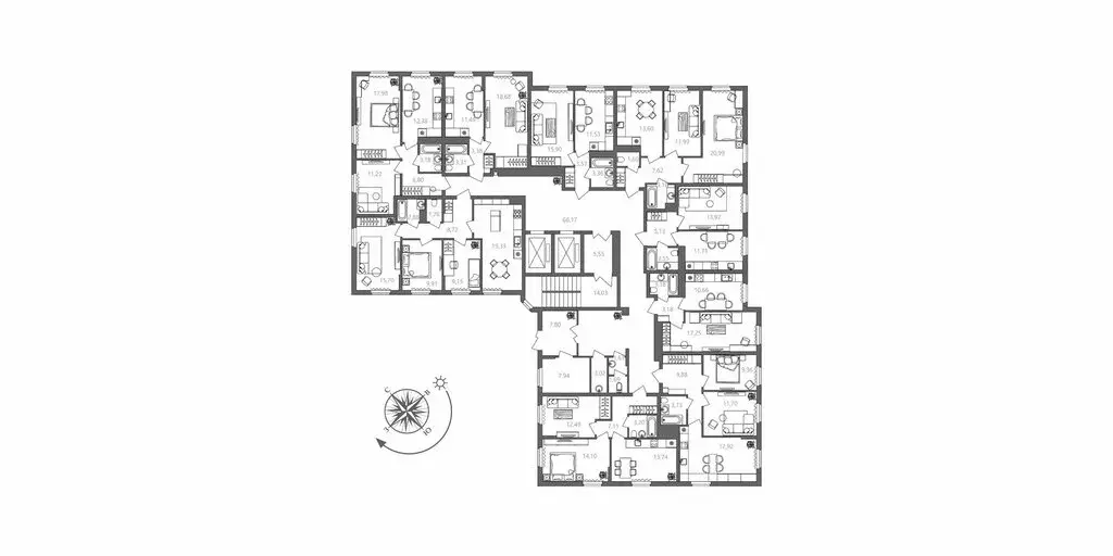 2-комнатная квартира: Волгоград, Созидательская улица, 14 (50.64 м) - Фото 1