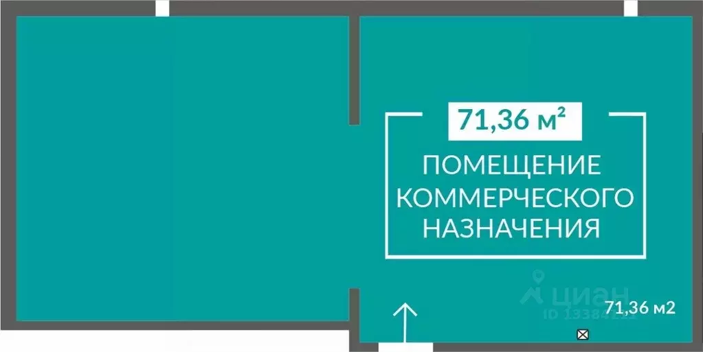 Помещение свободного назначения в Крым, Симферополь Абрикос 2 жилой ... - Фото 2