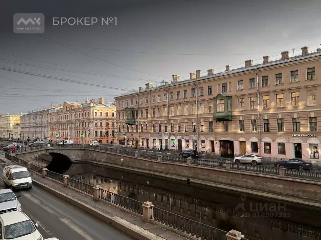 2-к кв. Санкт-Петербург наб. Канала Грибоедова, 49 (52.0 м) - Фото 1