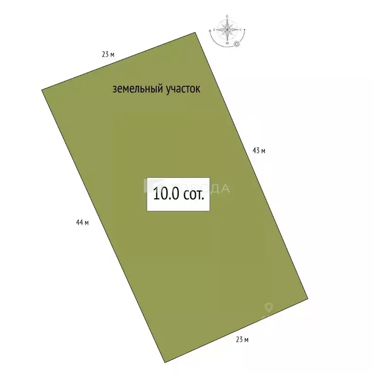 Участок в Новосибирская область, Мошковский район, с. Томилово  (10.0 ... - Фото 2