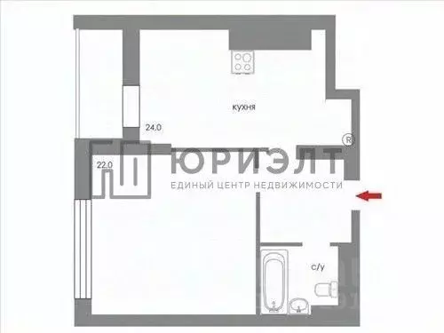 1-к кв. Свердловская область, Екатеринбург ул. Юмашева, 13 (54.0 м) - Фото 2
