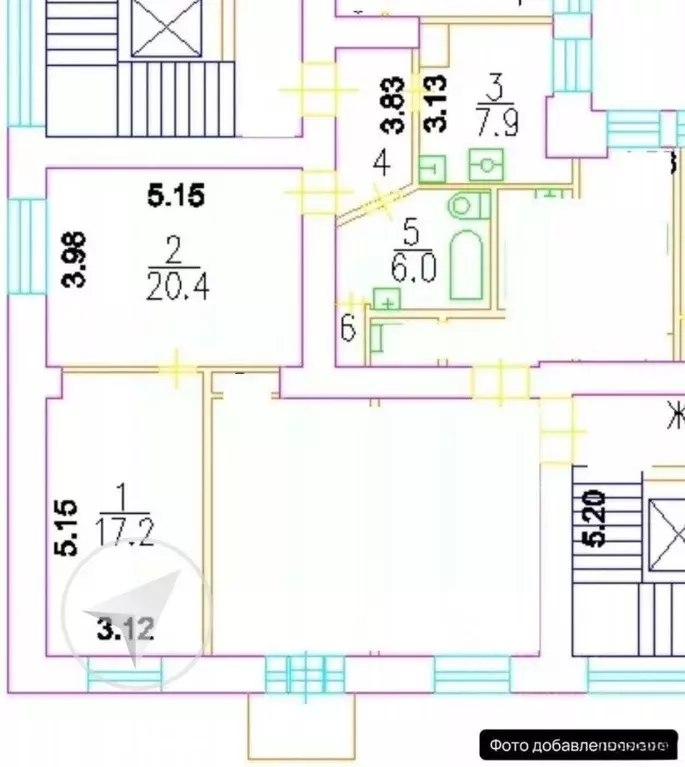 2-к кв. Москва Новоостаповская ул., 4К1 (57.0 м) - Фото 2