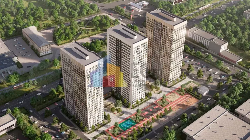1-к. квартира, 30 м, 4/25 эт. - Фото 1