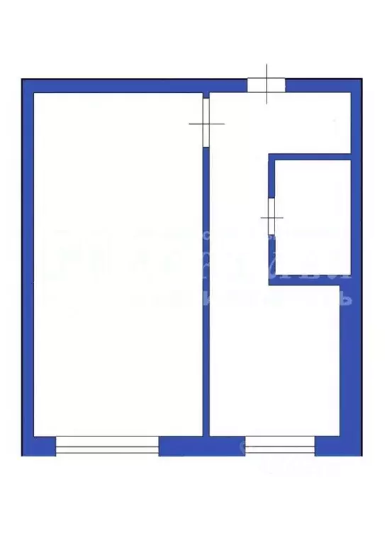 1-к кв. Кемеровская область, Кемерово ул. Гагарина, 149 (30.3 м) - Фото 2