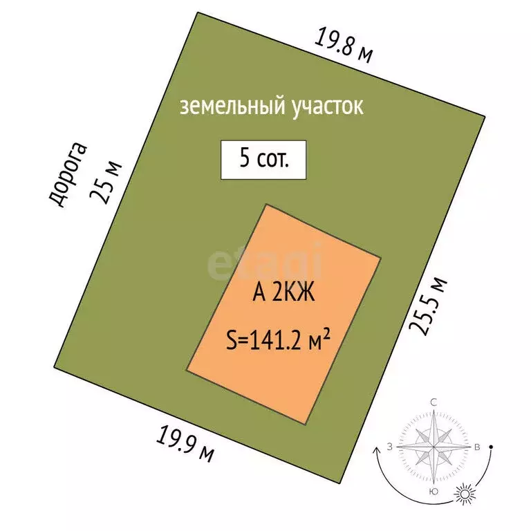 Дом в Тюмень, территория СОСН Тура, Садовая улица (141.2 м) - Фото 1