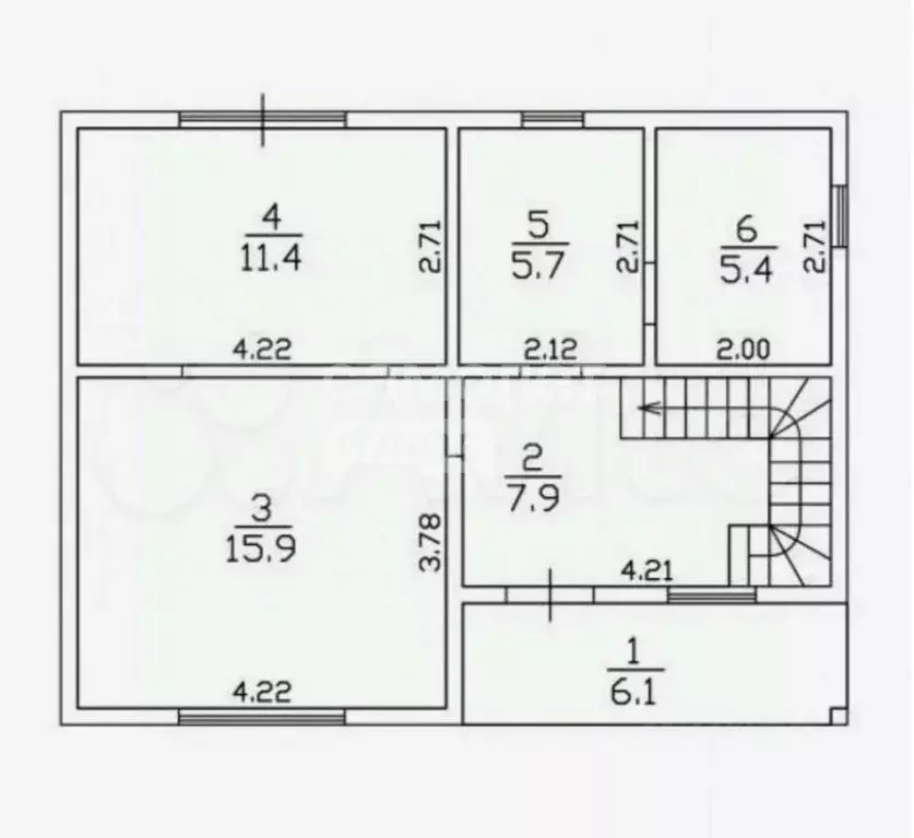 Дом в Томская область, Томский район, с. Корнилово ул. Боровая (115 м) - Фото 2