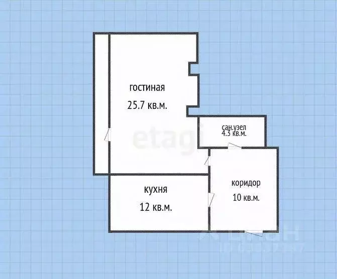 1-к кв. Краснодарский край, Горячий Ключ ул. Ленина, 147А (52.8 м) - Фото 1