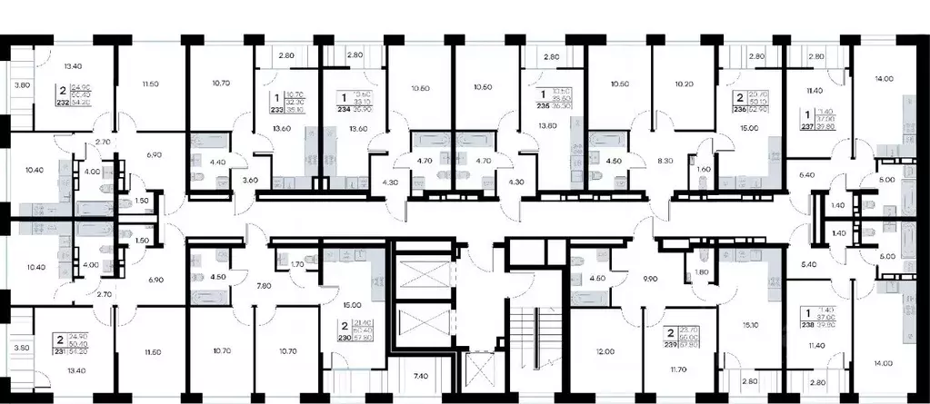2-к кв. Приморский край, Владивосток ул. Нейбута, 135 (57.8 м) - Фото 2