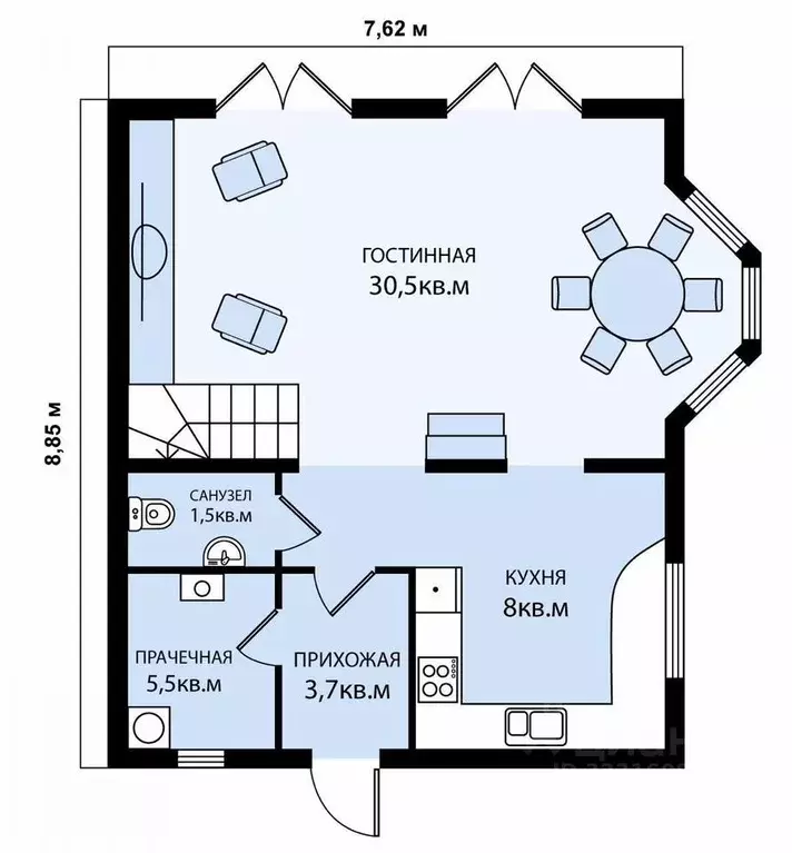 Коттедж в Москва Капитолий кп, 124 (135 м) - Фото 1